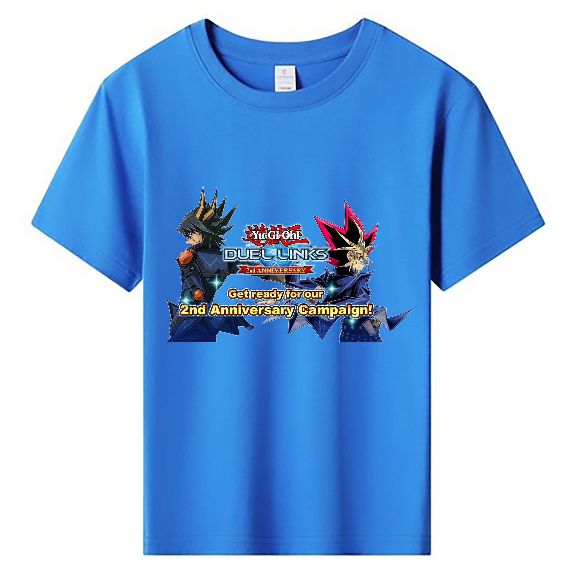 （画像用） 遊☆戯☆王 Yu-Gi-Oh! 綿100％キッズTシャツ（フロントプリント）